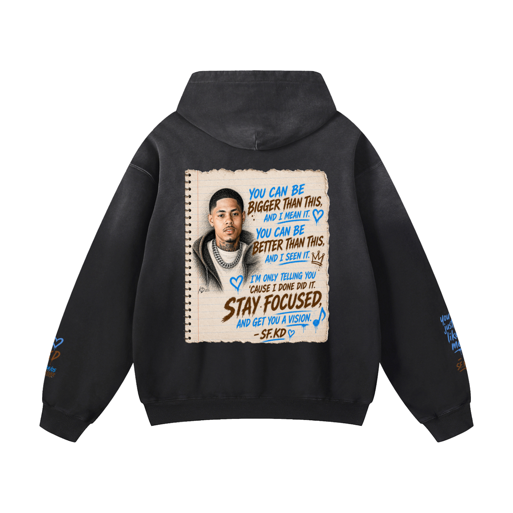 LongLiveKD heavyweight Oversized Hoodie